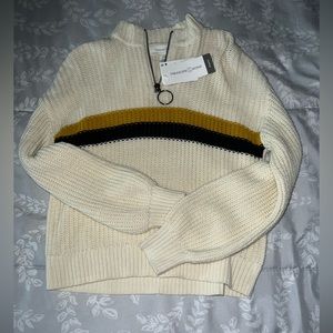 Treasure & Bond size (7/8) ivory dove sweater NWT